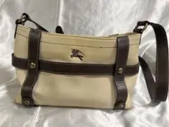 BURBERRY バーバリー ショルダーバッグ ホースロゴ タッセル ボーダー 