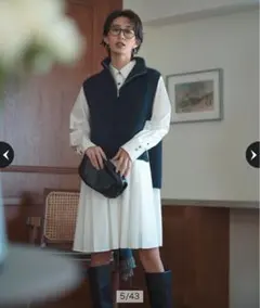 Arpege story 　ハーフジップfurベスト