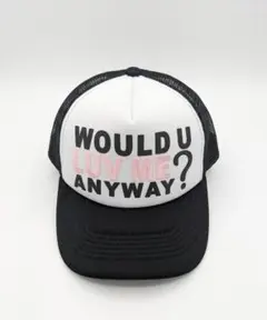 メッシュキャップ 黒 Y2K