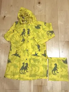 hakka kids ハッカキッズ　レインコート　恐竜柄　キッズMサイズのサムネイル