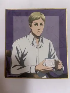 進撃の巨人 ミニ色紙 ティータイムver. エルヴィン・スミス