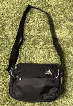 adidas ショルダーバッグ 黒★長期保管品
