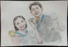 水彩画 原画 手描き