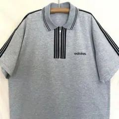 adidas 90sジップアップポロシャツ ユニセックス