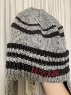 LEFT ALONE 耳当て付きニット帽