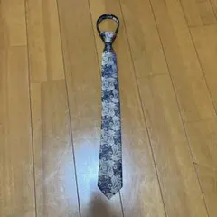 ペイズリー柄 ジップ式ネクタイ ワンタッチ装着
