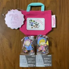 未使用 矢沢あい ご近所物語 ミニトートキーホルダー＆天ないラバマス 3点セット