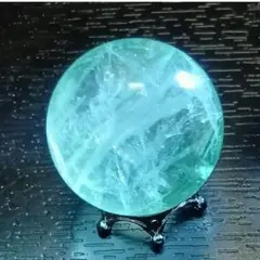 フローライト*·✩✨ 虹あります✨️丸玉 スフィア 天然石