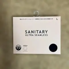 ユニクロ　吸水サニタリーショーツ L ブラック