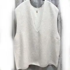 【UNIQLO】3DスフレヤーンVネックベスト　XL