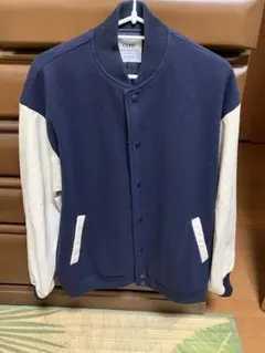coen ネイビー ホワイト ジャンパー M