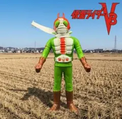 【当時物】ポピー 仮面ライダーV3 ミニソフビ 約12.5cm 昭和レトロ