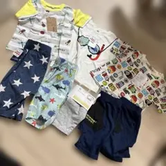 新品 90cm 男の子 夏服 まとめ売り 西松屋 Tシャツ　セットアップ