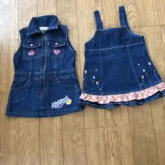 単品でも可　ジャンパースカート 2点