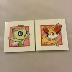 ピカチュウのパウンドケーキ　デコキャラシール　2枚