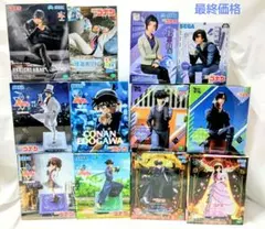 名探偵コナン　フィギュアまとめ売り　工藤新一 江戸川コナン　怪盗キッド　12点