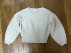 LAGUNAMOON アイボリー Vネック ニット