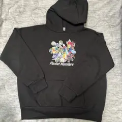 ポケモン パーカー 黒　140