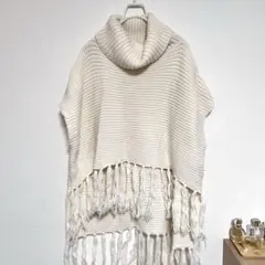 ポンチョ カーディガン