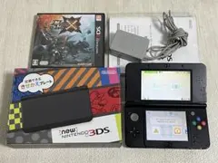 3DS本体 コスモブラック モンスターハンター 最強コンプリートセット