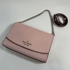美品 kate spade 2way チェーンショルダーバッグ サフィアーノ