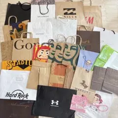 30点 紙袋 まとめ売り Starbucks BILLABONG 大量