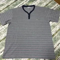 メンズ 半袖Tシャツ Hush Puppies ボーダー柄のサムネイル