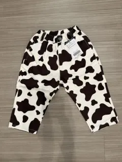 BREEZE 牛柄ゴムウエストパンツ