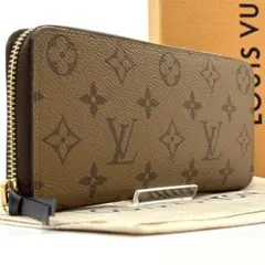 現行◆極美品◆ルイヴィトン ポルトフォイユ クレマンス モノグラム リバース