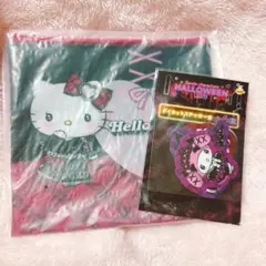 サンリオハロウィンくじフラットポーチ＆ダイカットステッカーセット
