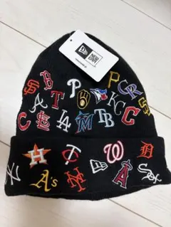 NEW New Era MLB ニット帽 ブラックのサムネイル