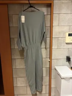 GALLEST グリーングレー ニットワンピース