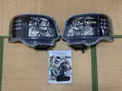 DA17Vエブリィjリミテッド純正ブラック LEDヘッドライト新車取外左右セット DA17Vエブリィjリミテッド純正ブラック LEDヘッドライト新車取外左右