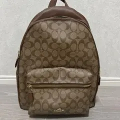 COACH シグネチャー バックパック ブラウン