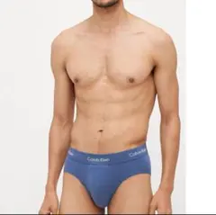 カルバンクライン　メンズビキニ　L(M) ライトネイビー　ビキニブリーフ　下着