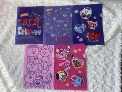 BTS BT21 クリアファイル 5枚セット