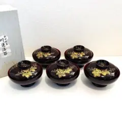 琉球漆器 汁椀 海老 貝 ケース付き - メルカリ