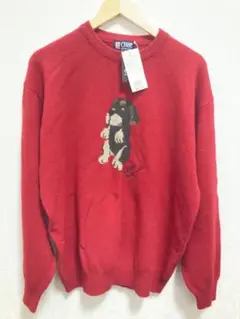 CHAPS RALPH LAUREN コラボ dog ニットセーター L レトロ