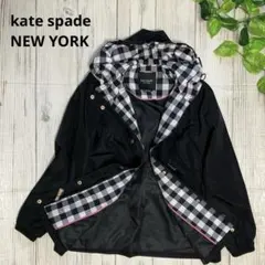 【美品】kate spade NY ＊ ギンガムチェック ナイロン ジャケット