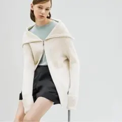 ジップアップカーディガン