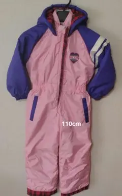 子ども用ジャンプスーツ ピンクと紫（110cm）