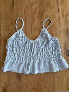 Bershka シャーリングキャミソール Lサイズのサムネイル