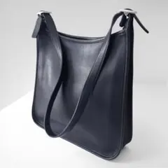 【美品】COACH オールドコーチ ショルダーバッグ USA製 肩掛け 黒