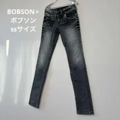 BOBSON✴︎ボブソン スリムフィット デニム ブラック ssサイズ