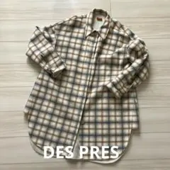 美品　DES PRES デプレ　トゥモローランド　ロングシャツ　アウター　シャツのサムネイル