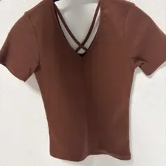 半袖Tシャツ 茶色