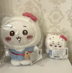 ちいかわ　ハローキティ　サンリオ コラボ　ぬいぐるみ マスコット セット