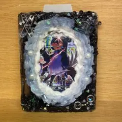 No.16硬質カードケースデコ　ホイップデコ　黒