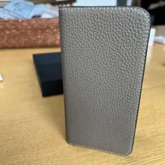 BONAVENTURA 手帳型ケース グレージュ&ピンク iPhone14pro - メルカリ