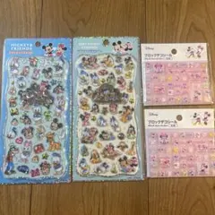 正規品ディズニー プチドロップシール タイルシール ４枚セット ミッキー ミニー